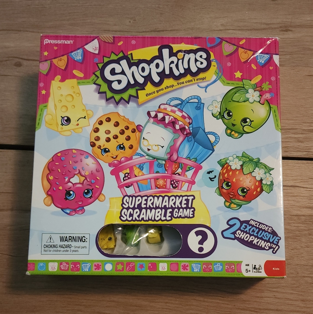 Shopkins supermarket scramble game